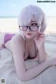 Coser@Potato Godzilla: Mashu Bikini (22 photos)